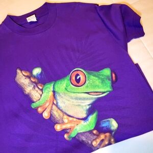 PURPLE VINTAGE T SHIRT